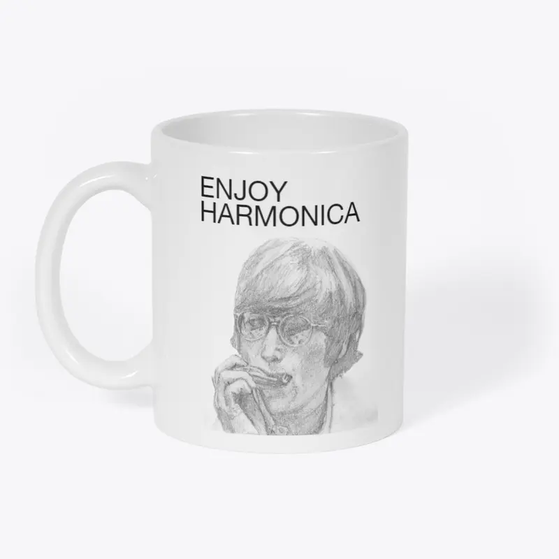 Harmonica Mug with JL