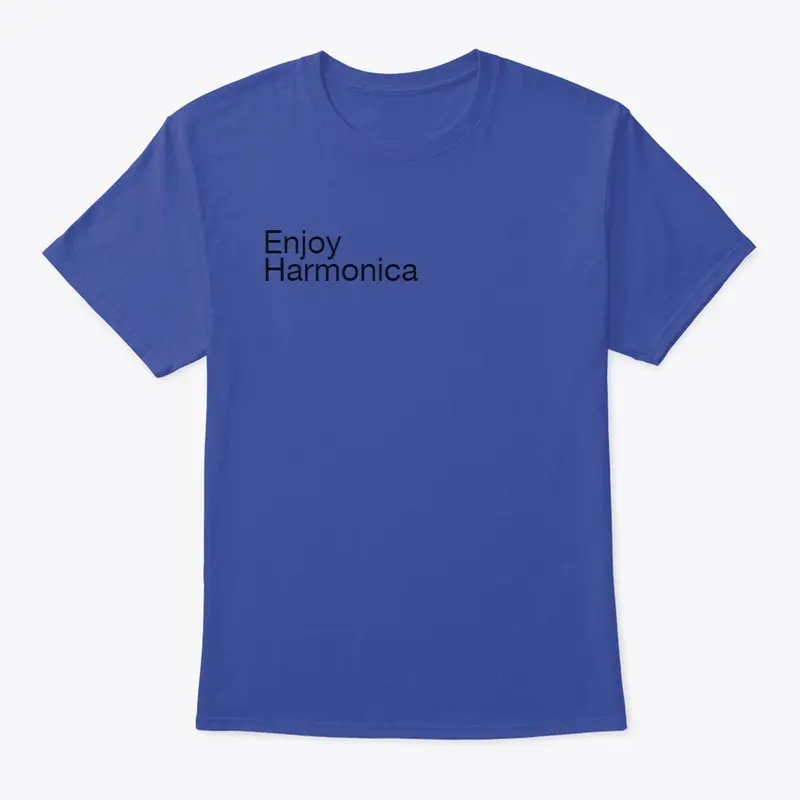 Harmonica T-Shirt Black Print.